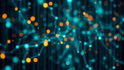 digital background perfect for tech processes neural networks artificial intelligence data transfer