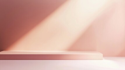 Fototapete - Modern minimalist background with soft gradients and ample space for text placement in a serene setting. Generative AI