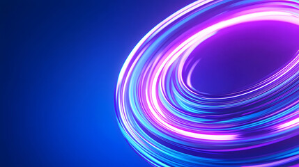 Wall Mural - Abstract blue swirl technology background, abstract graphic poster PPT background