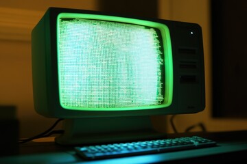 HTML Tags Displayed on Computer Monitor. Programming Code for Web Development in a Modern Cyberspace Environment