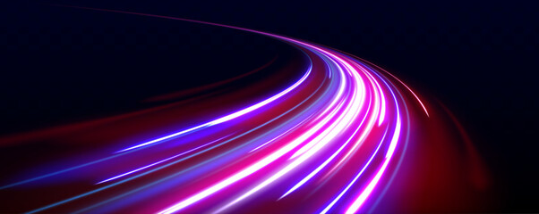 Wall Mural - isometric ai chipset on printed circuit board in futuristic concept technology. light trail wave, fi