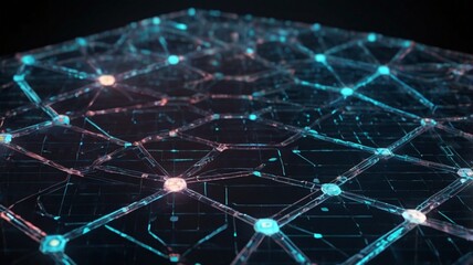 Concept of artificial intelligence, futuristic technology and machine learning