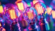 © MK - Colorful LED Bulbs