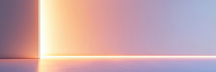 Fototapete - Modern minimalist background featuring soft gradients and ample space for text placement ready for creative use in design projects. Generative AI
