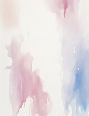 Wall Mural - abstract watercolor background with watercolor splashes - abstract pale pink splash background - Generative AI