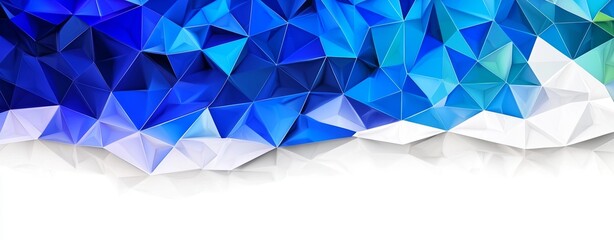 Wall Mural - a digital futuristic background with abstract dots and triangles illustrates the idea of a connected