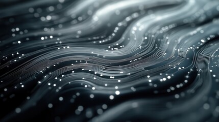 abstract digital wave data flow background