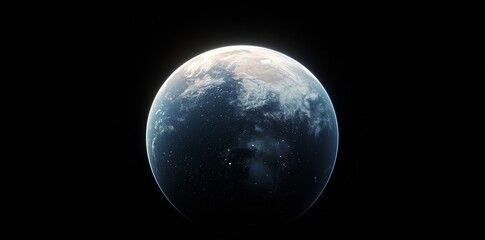 Wall Mural - a creative glowing globe hologram is set against a dark wallpaper, symbolizing technology, the metav