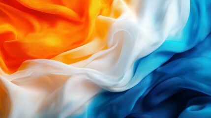 Wall Mural - a harmonious blend of soft hues, gentle abstract swirls creates flowing patterns, making it ideal fo