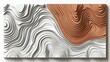 © phianguma - Abstract 3D Relief Design with Flowing Curves and Earth Tones