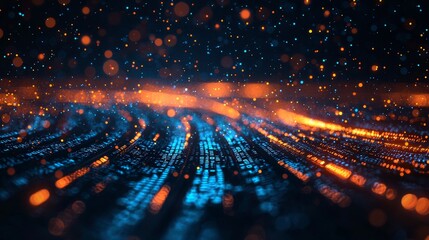 Abstract Technological Background for Digital Design Stock