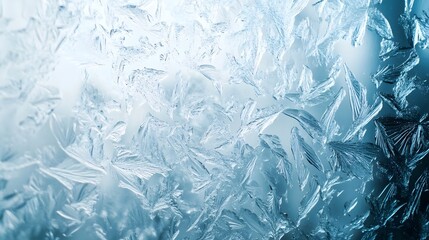 Poster - Breathtaking Abstract Frozen Icy Crystal Texture with Delicate Geometric Patterns and Sparkling Minimalist Design Capturing the Beauty of Winter Nature