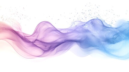 Leinwandbilder - Captivating abstract digital art composition featuring dynamic flowing waves of vibrant color gradients and fluid like movements creating a visually striking and sophisticated aesthetic