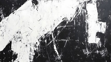 Leinwandbilder - Captivating Abstract Monochrome Texture with Striking Graphic Patterns and Minimalist Modern Design