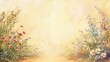 © EgonDorr - Serene Floral Painting Soft Hues Wildflowers and Gentle Brushstrokes