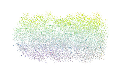 Wall Mural - blurred bokeh colors light glowing on transparent background