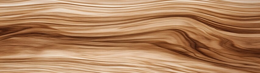 Poster - Closeup photography of detailed wood grain texture and pattern on the surface of a vintage or rustic wooden panel plank board or furniture material  The image showcases the natural lines striations