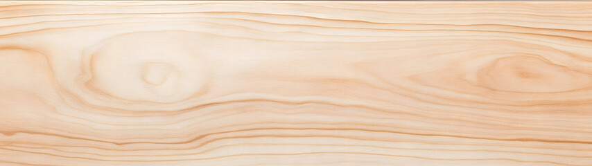 Poster - Closeup shot of a natural light toned wood texture with visible grains patterns and a smooth organic surface  This image can be used as a background template