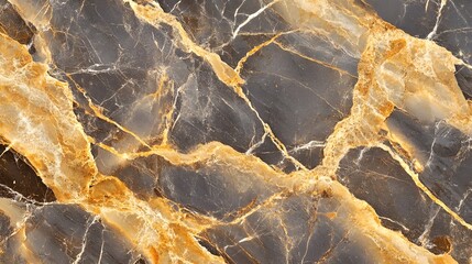 Poster - Elegant Cracked Marble Texture in Warm Tones Abstract Background  Luxurious Grungy Stone Pattern with Rough Weathered Surface and Light Shadows