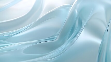 Leinwandbilder - Elegant flowing aqua blue gradient with dynamic digital wavy texture and smooth modern minimal pattern  Luxurious futuristic creative abstract background design