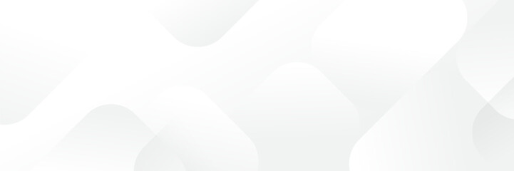 Wall Mural - abstract white geometric banner design background.