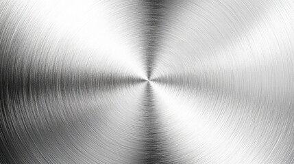 Wall Mural - bright scratched silver aluminum alloy with grunge texture, reflecting light.