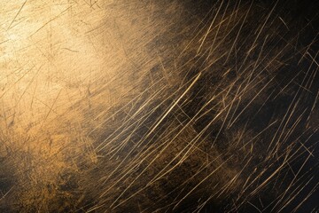 Sticker - Brushed bronze texture showcasing rough, scratched gold surface.