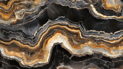 Fototapete - Mesmerizing Multicolored Agate Mineral Texture with Glowing Swirling Patterns   A Captivating Natural Geological Formation Featuring Intricate Banded Designs and Vibrant Colors