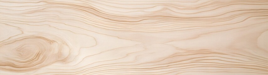 Aufkleber - Smooth and natural wood grain textured background in neutral beige and cream colors  This high wooden surface pattern can be used for branding design web print