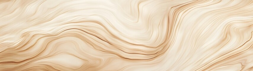 Fototapete - Soothing Beige Swirls   Elegant Abstract Fluid Art Background with Flowing Organic Shapes and Soft Gradient Tones for Premium Design Interior Decor and Branding