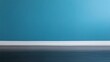 © Fozle - Teal Wall Room Interior Design Mockup Empty Space