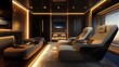 © azi - Luxury Yacht Home Theater: Opulent Relaxation and Entertainment