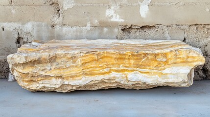 Wall Mural - Raw Natural Onyx Stone Slab for Outdoor Decor