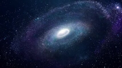 Wall Mural - experience the breathtaking view of a spiral galaxy surrounded by twinkling stars in the vast univer