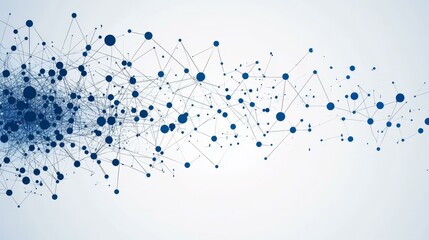 Sticker - Abstract Network Diagram Illustration