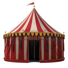 [Transparent Background PNG]Vintage Circus Tent Illustration