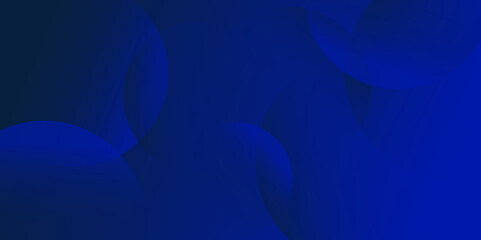 Leinwandbilder - dark blue background with gradient circles. abstract digital future technology concept background. Modern shiny grey circle wave pattern. Futuristic banner, brochure, Wallpaper template vector.