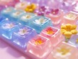 © Ardhana - Colorful Keyboard with Flower Keys