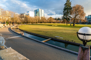 Wall Mural - Bellevue Park Scene