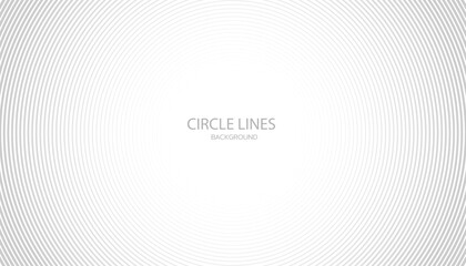 Abstract grey circle lines pattern on white background, Warped diagonal striped or curved twisted slanting business card luxury feeling.