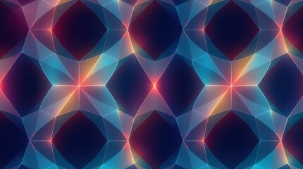 Wall Mural - gorgeous neon geometric wallpaper, pattern