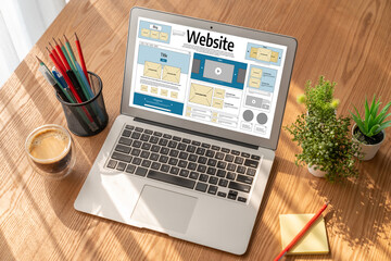 Website design software provide snugly template for online retail business and e-commerce