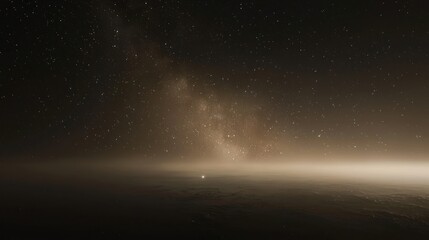 Wall Mural - Space, Milky Way, view, exoplanet, above, night sky, exploration, possible use science fiction, backgrounds