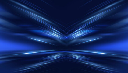 Wall Mural - abstract neon background. sound wave design element.