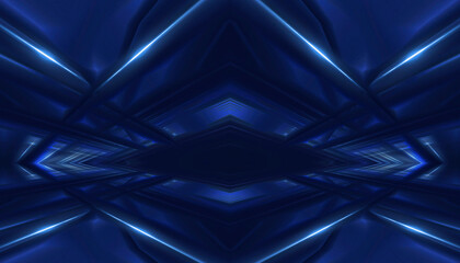 Wall Mural - abstract neon background. sound wave design element.