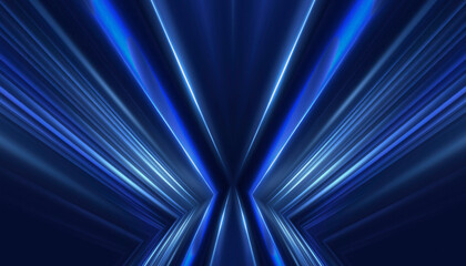 Wall Mural - abstract neon background. sound wave design element.