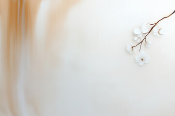 Wall Mural - Elegant abstract background with floral elements for creative design use