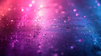 Abstract colorful highlights and light reflections in bokeh with a textured surface
