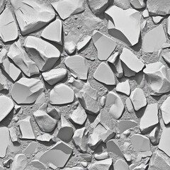 Wall Mural - A close up of a pile of broken rocks