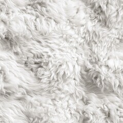 seamless texture of natural alpaca wool, soft fluffy white and gray fibers